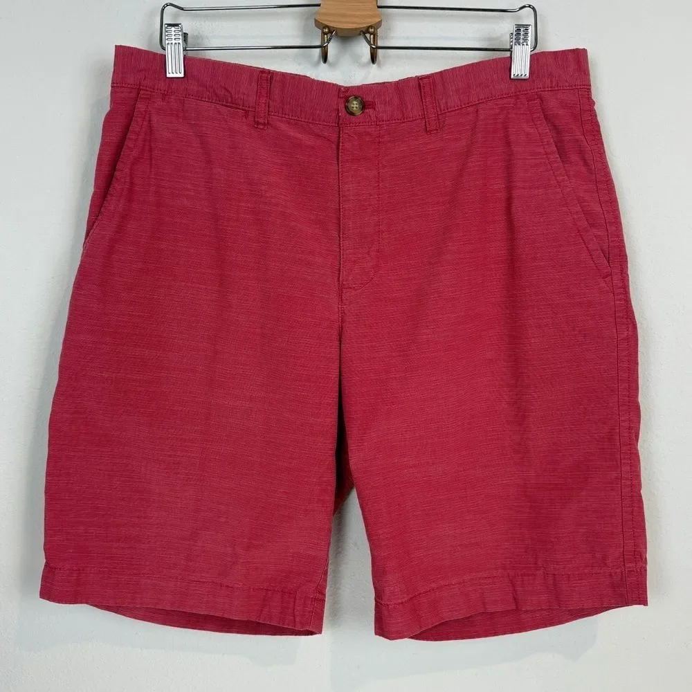 Tommy Hilfiger Red Cotton Shorts 36
